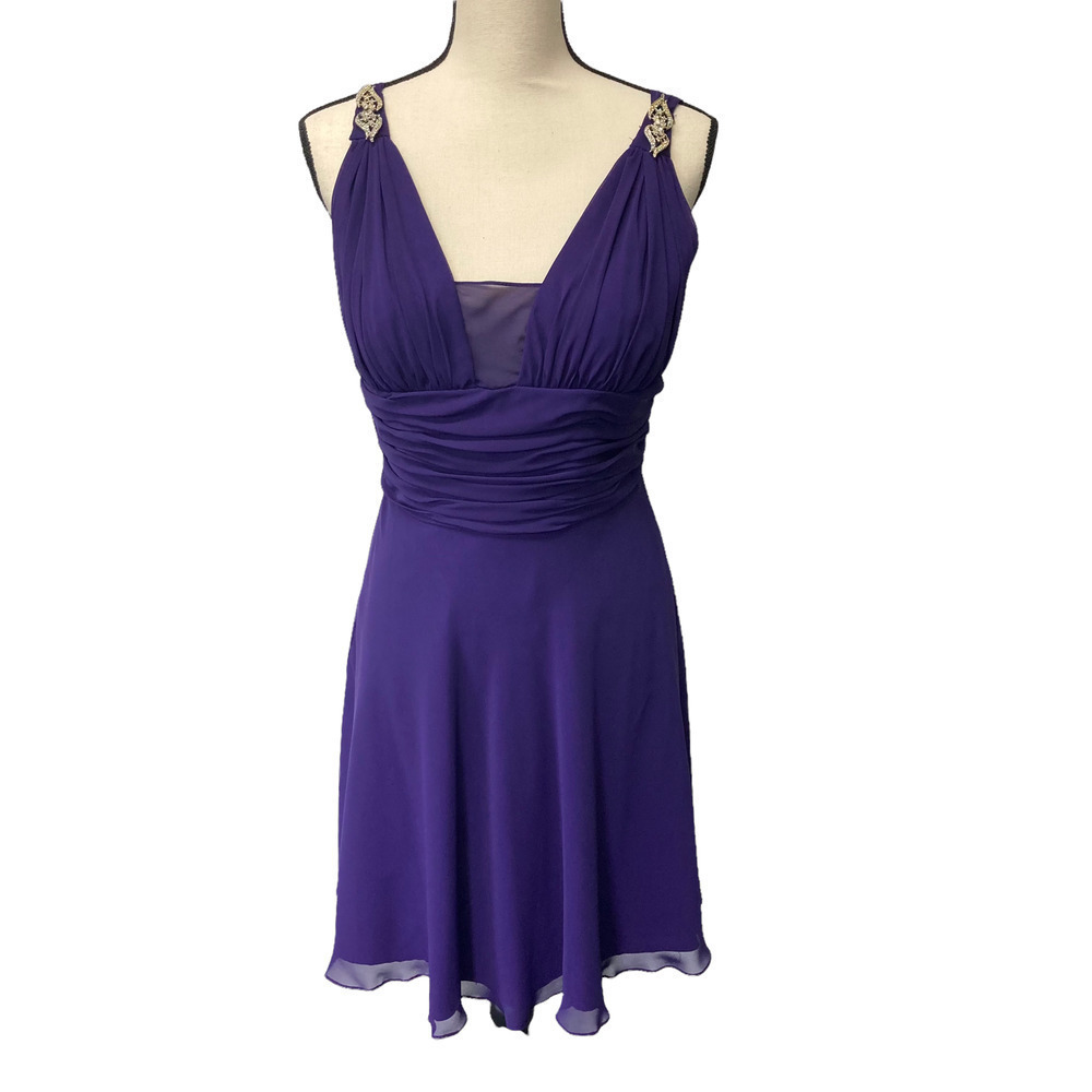 Faviana mini sleeveless cocktail dress